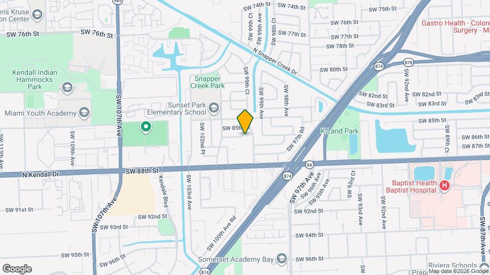8535 SW 100th Ave Map and Location Details