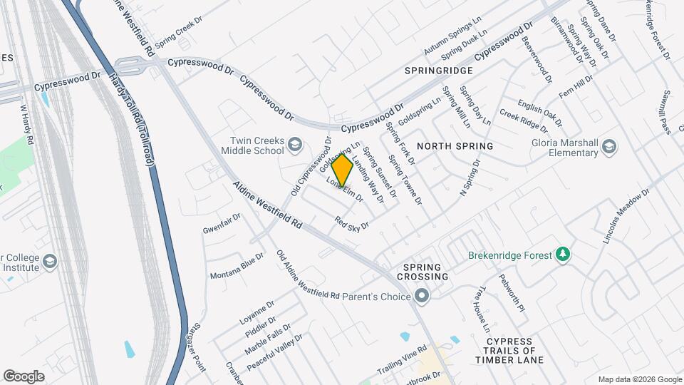 24119 Lone Elm Dr Mapa y Detalles de la Ubicación