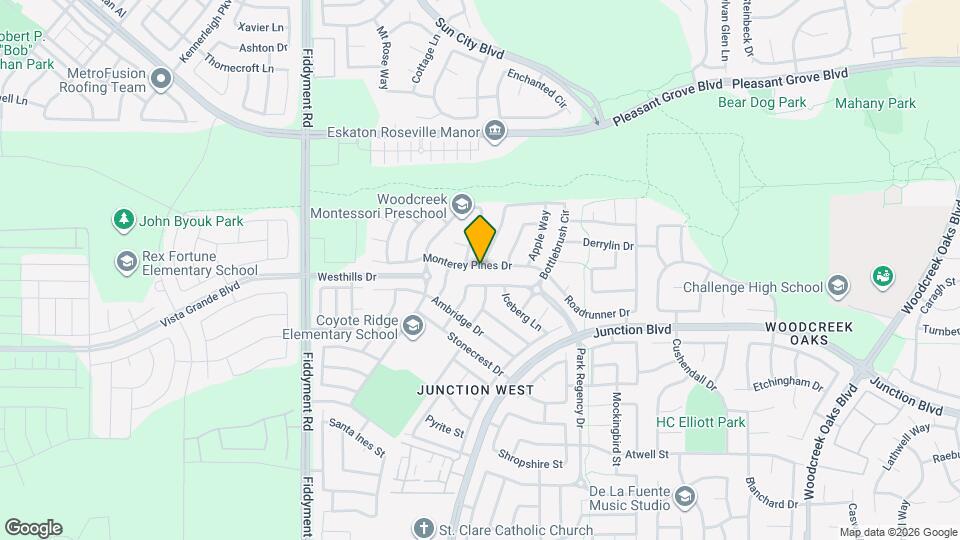 1888 Monterey Pines Dr Map and Location Details