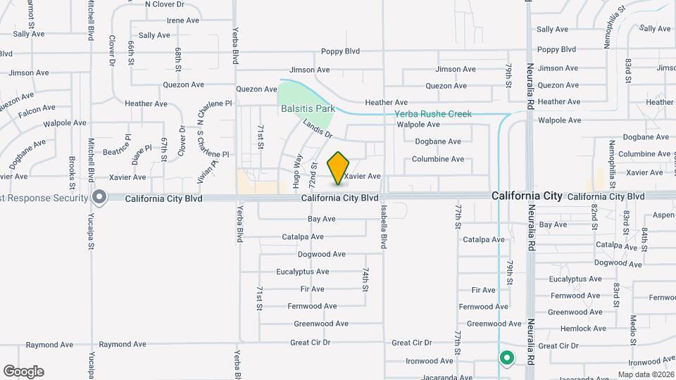 7317 California City Blvd Map and Location Details
