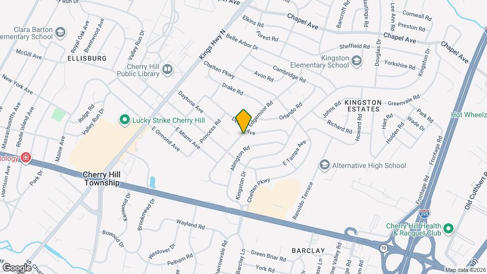 927 Edgemoor Rd Map and Location Details