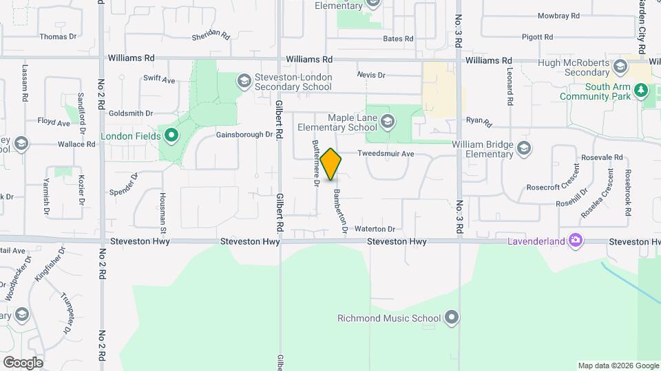 10711 Bamberton Dr Map and Location Details