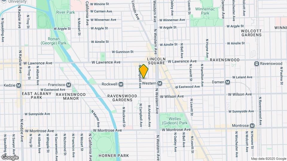 2449 W Leland Ave Map and Location Details