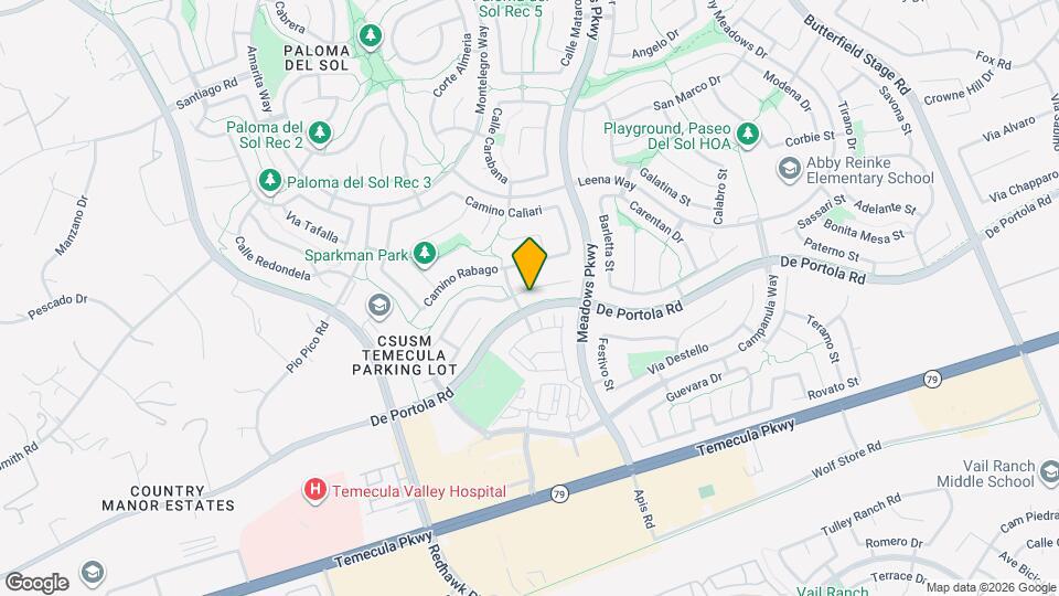 32187 Calle Balareza Map and Location Details