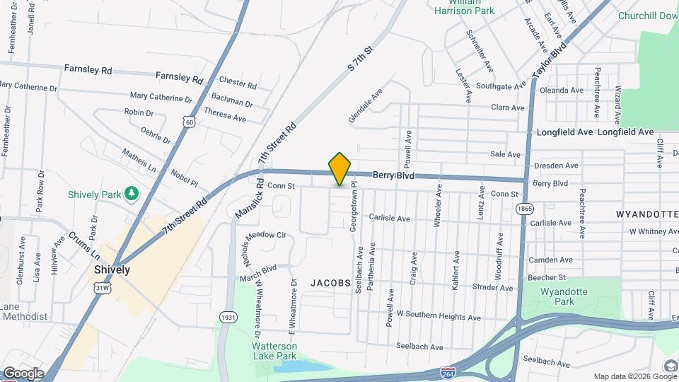 1707 Valley Forge Way Map and Location Details
