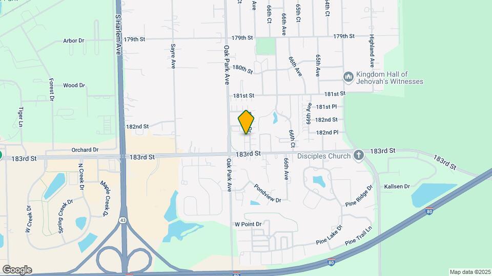 18240 Eagle Dr Map and Location Details