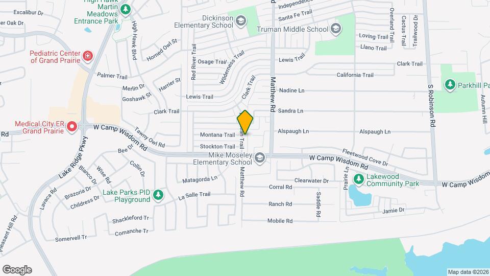 5217 Aberdean Trail Map and Location Details