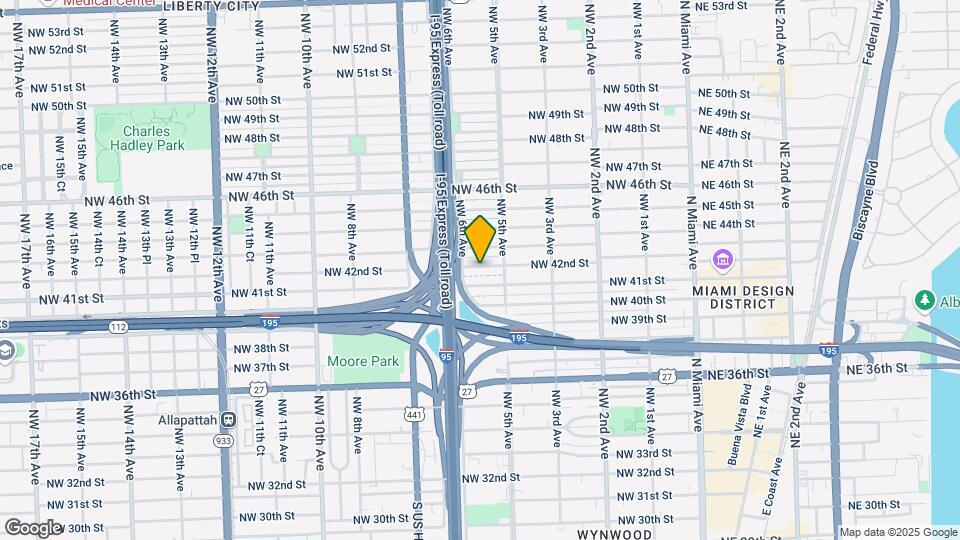550 NW 42nd St Map and Location Details