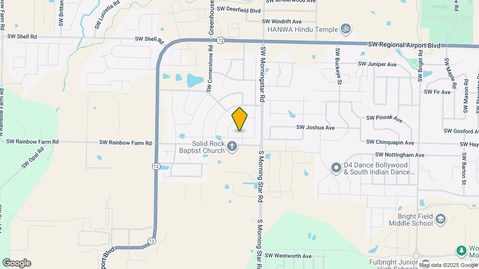 4404 SW Eggersway Pl Map and Location Details