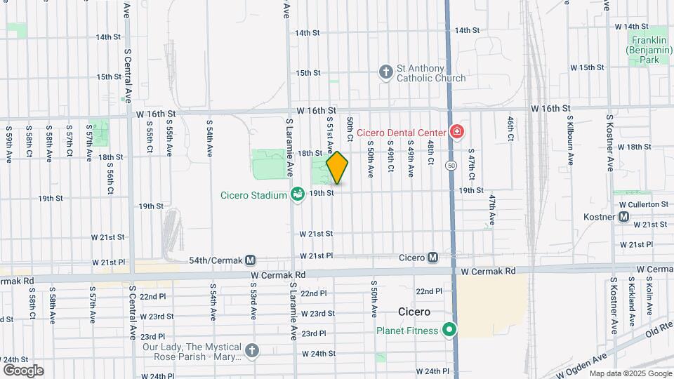 1839 S 51st Ave Map and Location Details