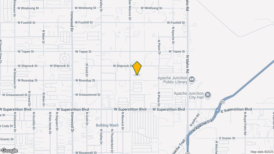 1225 N San Marcos Dr Map and Location Details