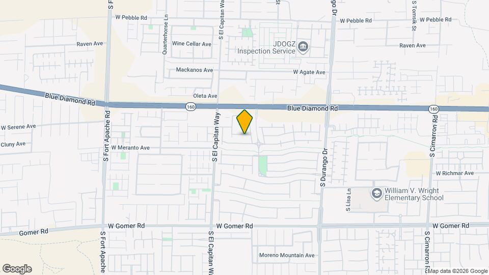 8909 Houston Ridge Ave Map and Location Details