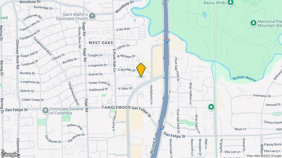 Camden Post Oak Mapa y Detalles de la Ubicación
