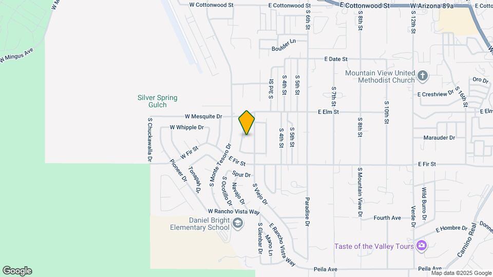 1101 S Ocotillo Dr Map and Location Details
