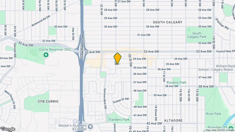 2152 35 Av SW Map and Location Details