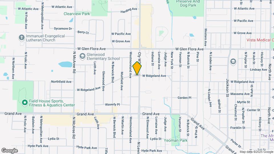 964 N Lewis Ave Map and Location Details