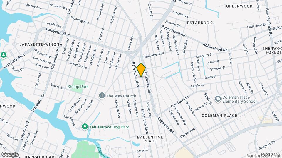 2827 Grandy Ave Map and Location Details