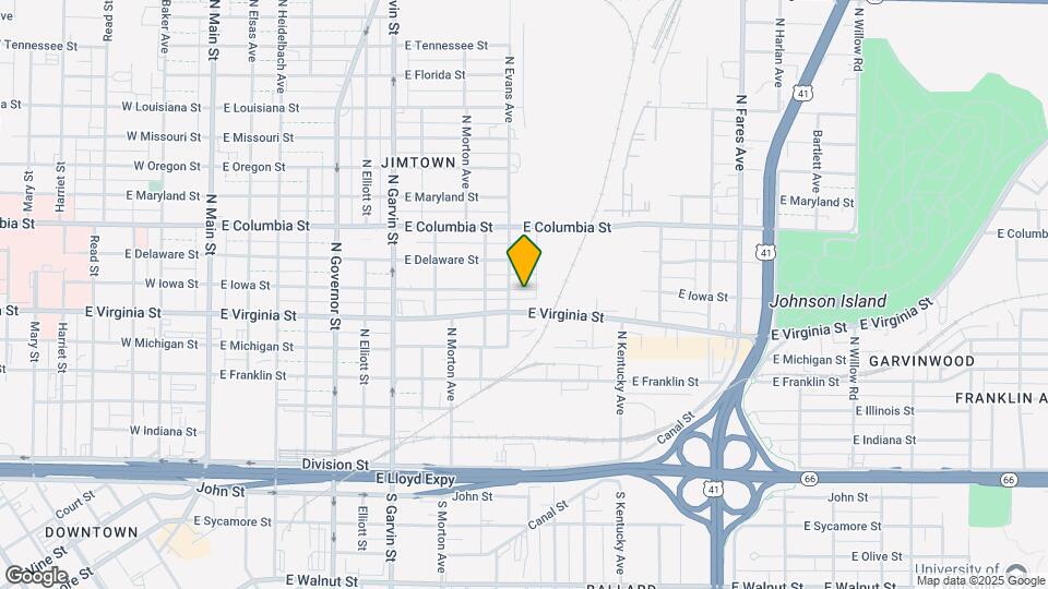 809 E Iowa St Map and Location Details