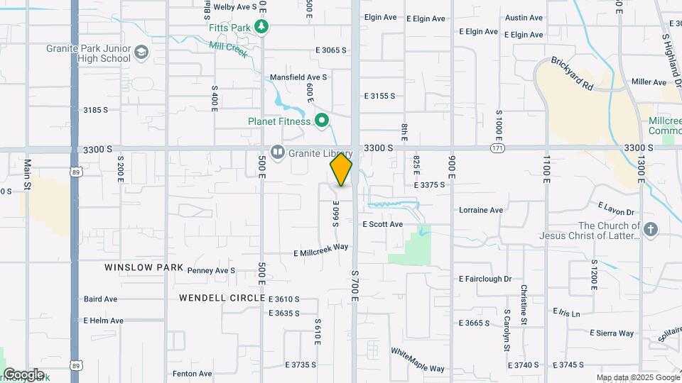 3375 S Riviera Dr Map and Location Details