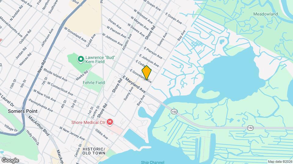 126 E Groveland Ave Mapa y Detalles de la Ubicación