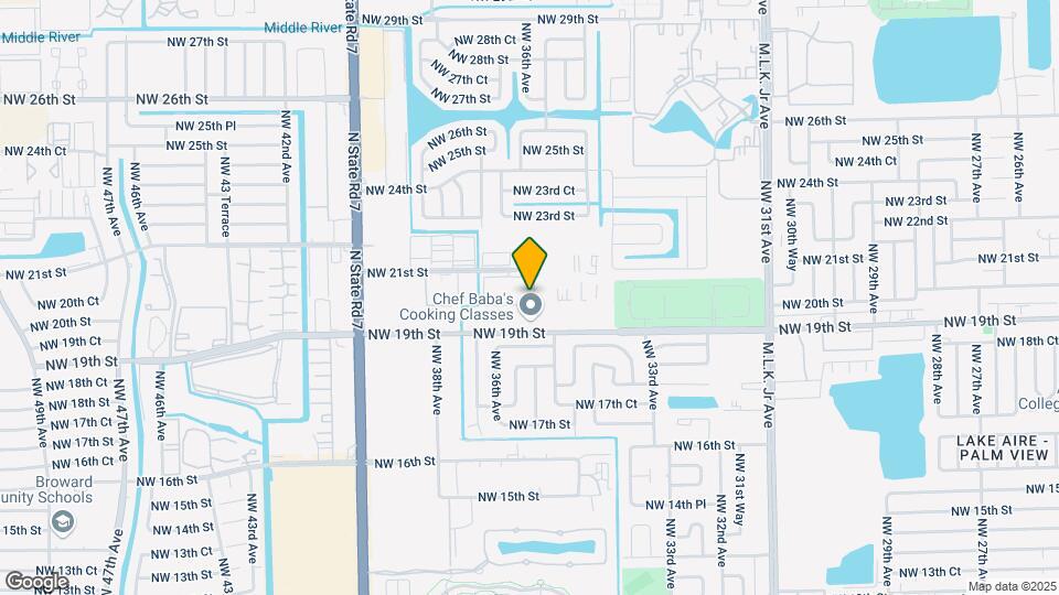 3610 NW 21st St Map and Location Details