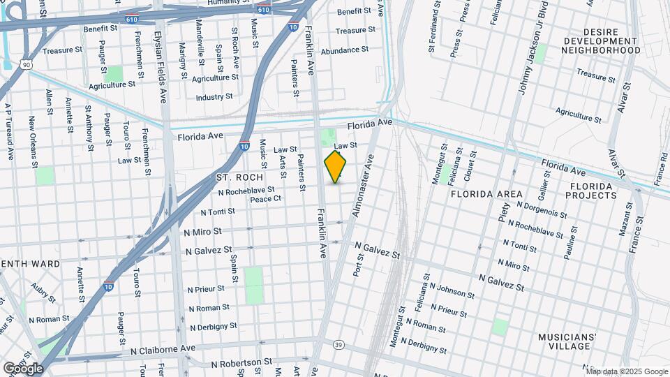 2760 N Rocheblave St Map and Location Details