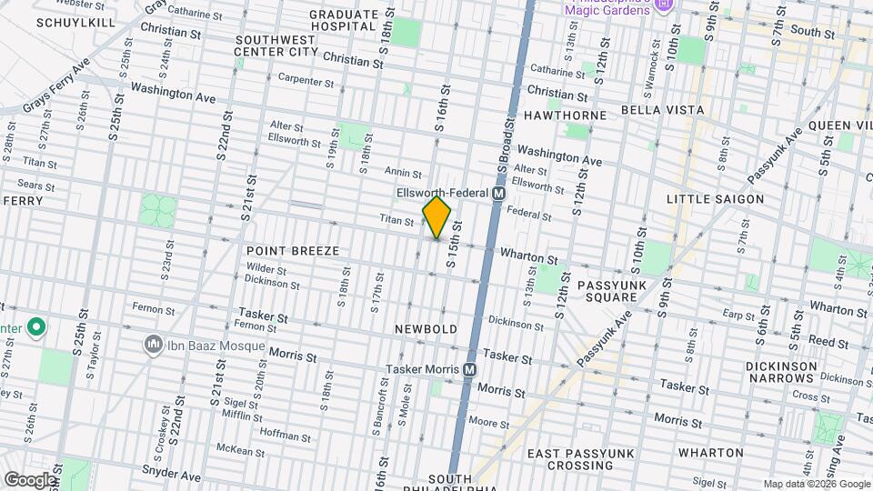 1520 Wharton St Map and Location Details
