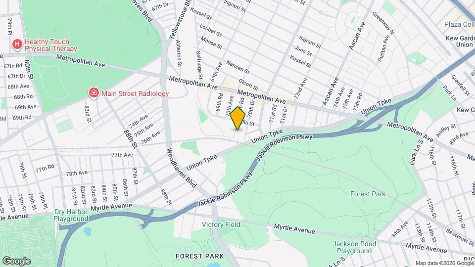 8814 70th Rd, Unit 2FL Mapa y Detalles de la Ubicación