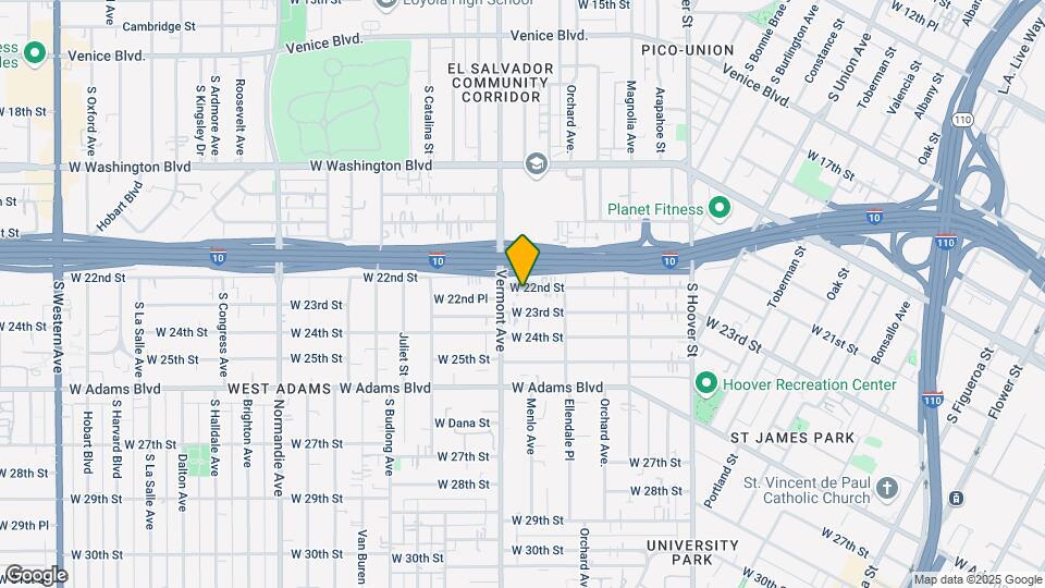 1460 W 22nd St Map and Location Details
