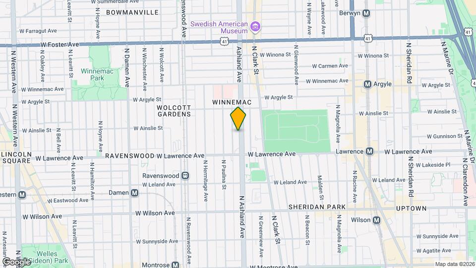 4842 N Ashland Ave Map and Location Details