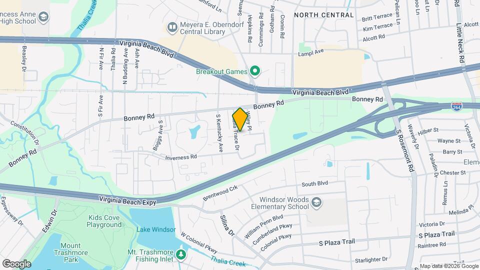 158 Thalia Trace Drive Map and Location Details