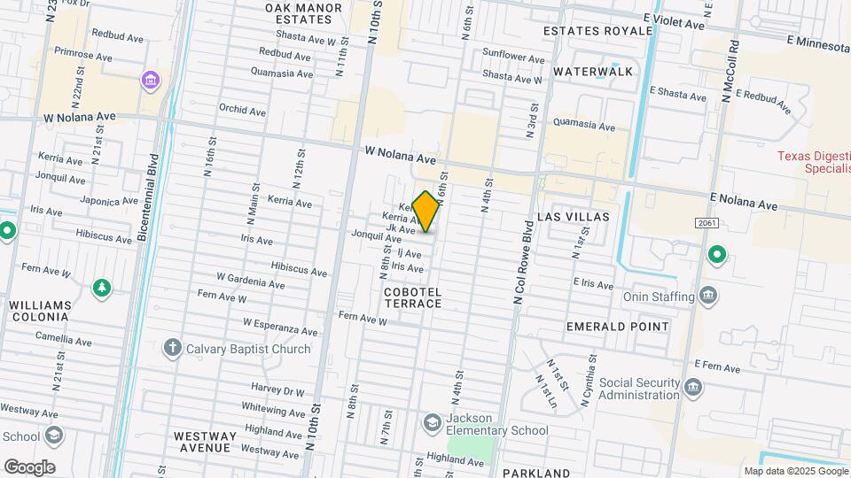 608 W Jonquil Ave Map and Location Details