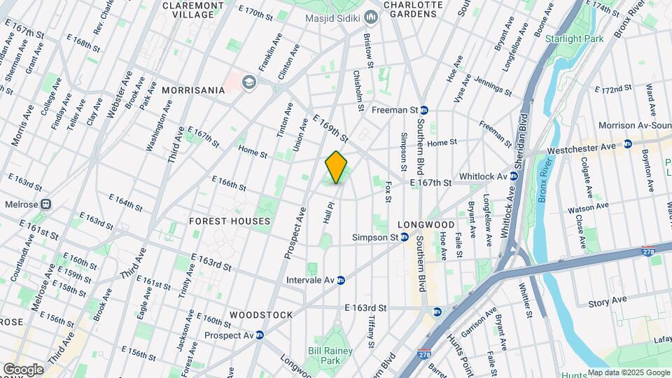 1111 Intervale Ave Map and Location Details