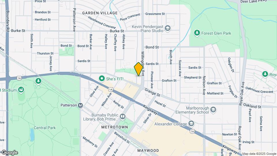 5777 Willingdon Ave Map and Location Details