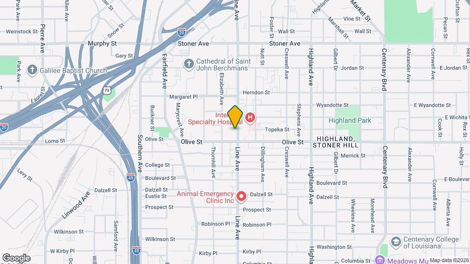 1844 Line Ave, Unit 1 Map and Location Details