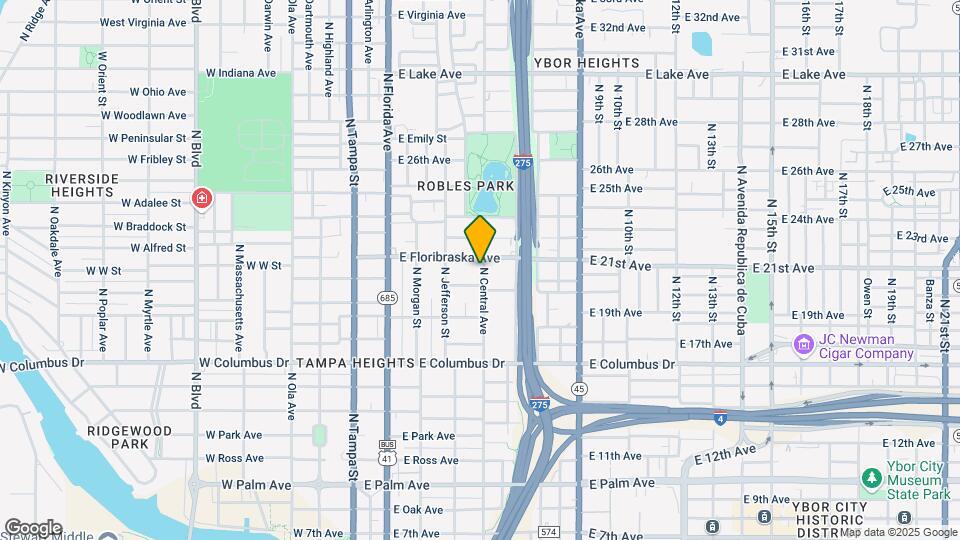 2908 N Central Ave Map and Location Details