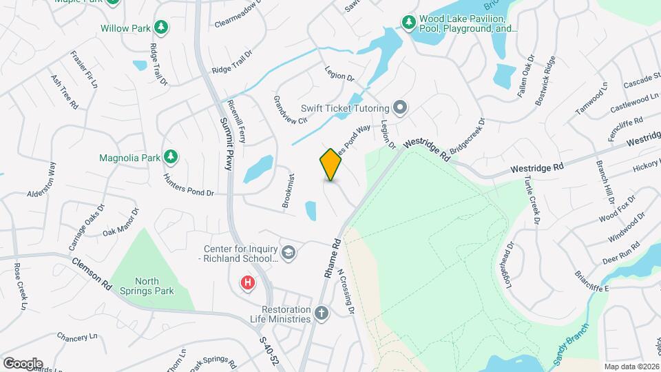 329 Anden Hall Dr Map and Location Details