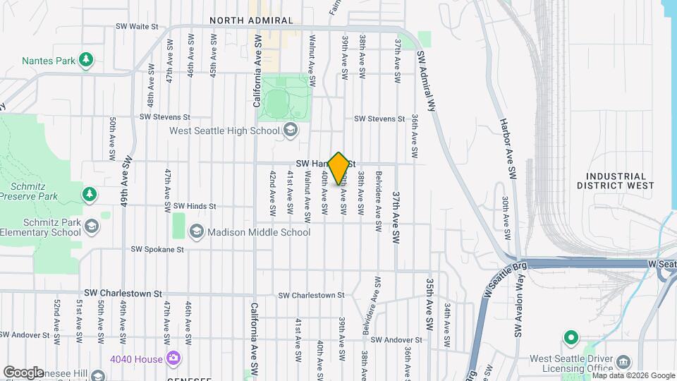 3239 39th Ave SW Map and Location Details