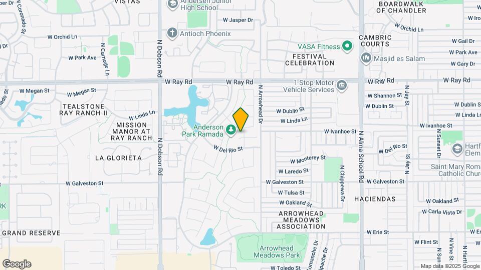 1620 W Ivanhoe Ct Map and Location Details