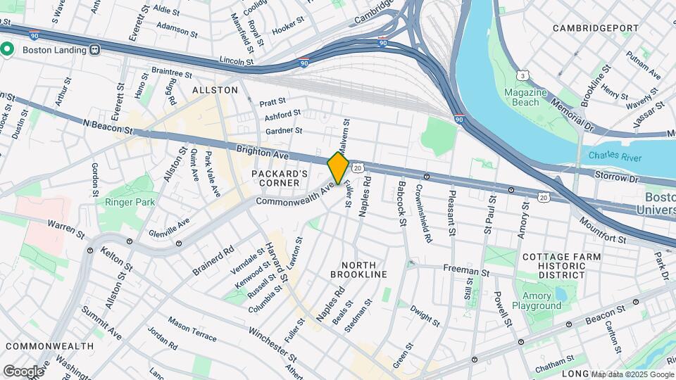1120 Commonwealth Ave, Unit 403 Map and Location Details