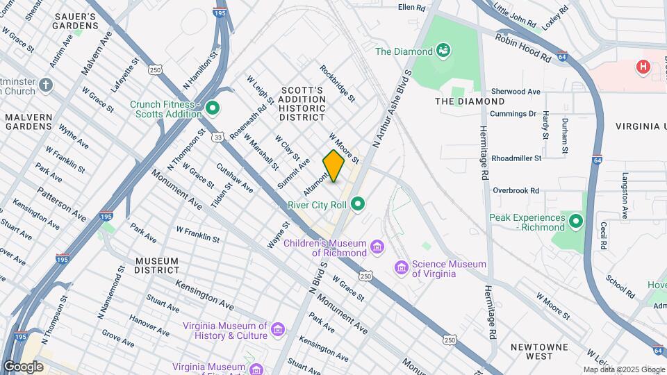 2906 W Clay St Map and Location Details
