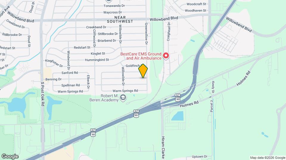 4311 Benning Dr Map and Location Details