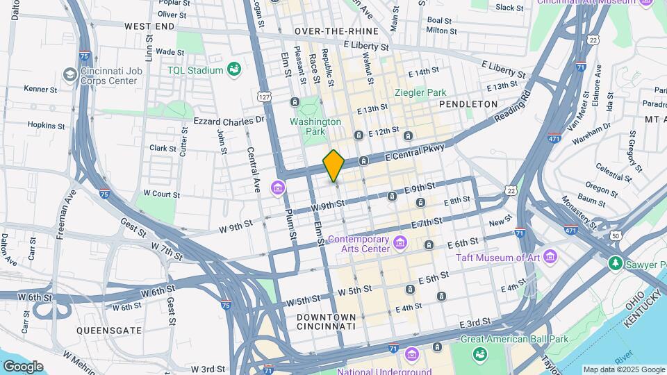 927 Race St Map and Location Details