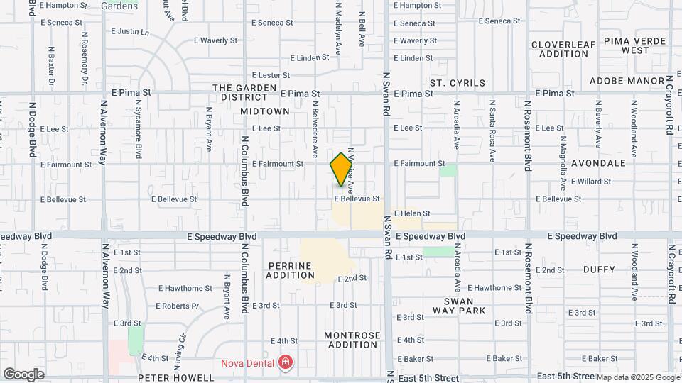 4557 E Bellevue St Map and Location Details