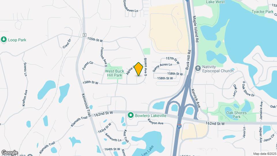 15709 Chalet Ct Map and Location Details