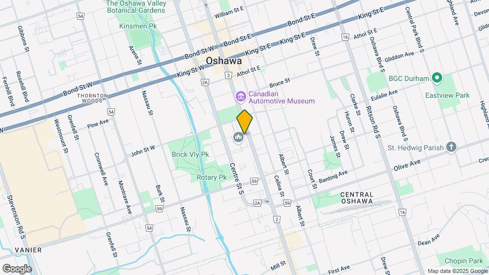 176 Simcoe St S Map and Location Details