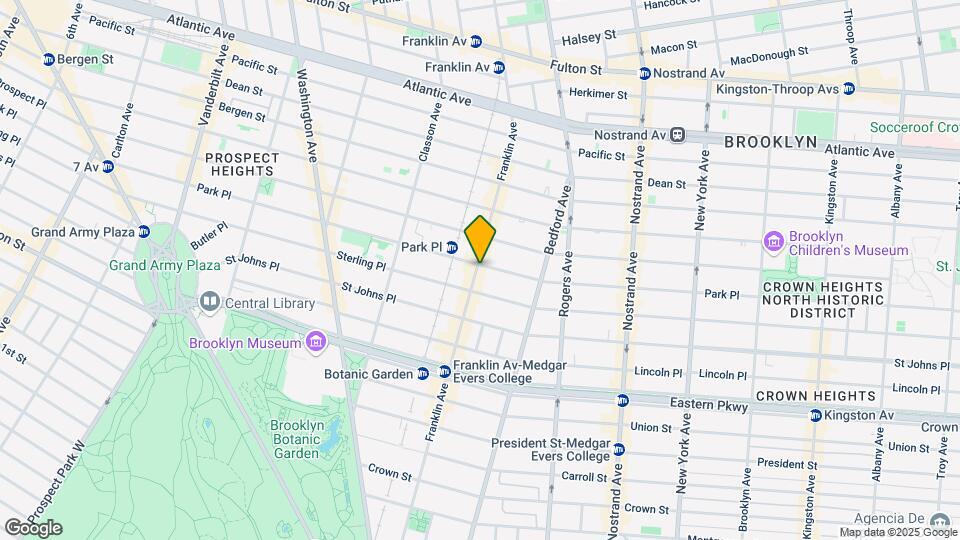 642 Park Pl Map and Location Details