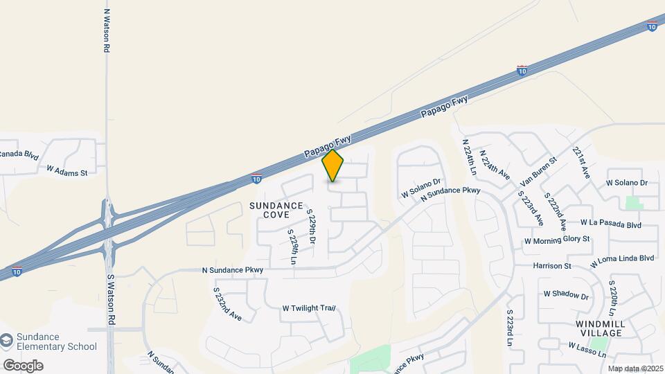 22858 W Solano Dr Map and Location Details