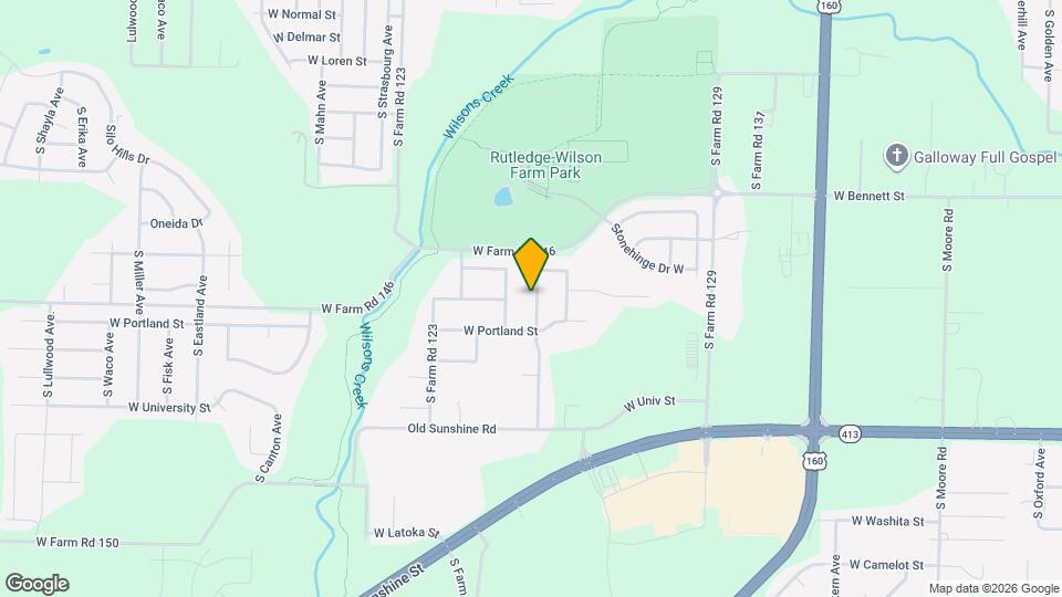 1623 S Burks Ave Map and Location Details