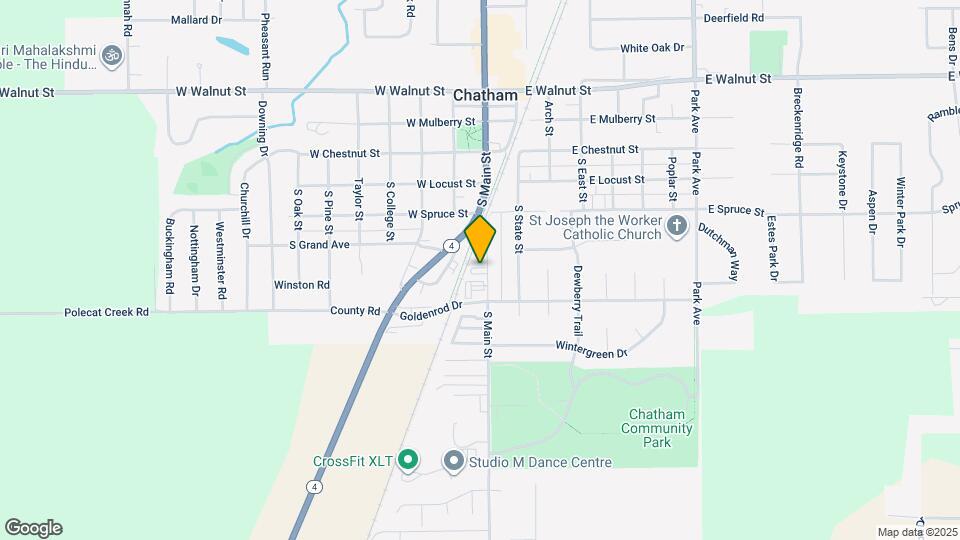 405 S Main St Map and Location Details